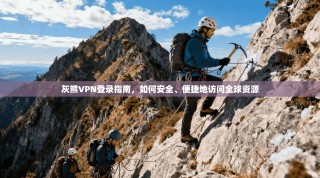 灰熊VPN登录指南，如何安全、便捷地访问全球资源