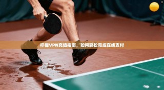 柠檬VPN充值指南，如何轻松完成在线支付