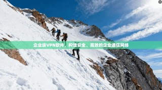 企业级VPN软件，构建安全、高效的企业通信网络