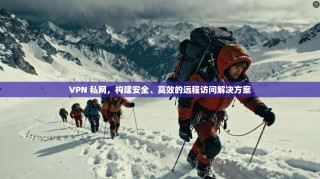 VPN 私网，构建安全、高效的远程访问解决方案