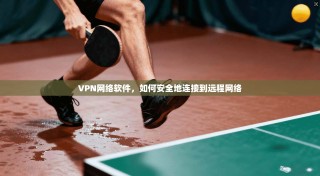 VPN网络软件，如何安全地连接到远程网络