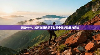 快速VPN，如何在现代数字世界中保护隐私与安全