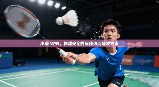 小语 VPN，构建安全的远程访问解决方案