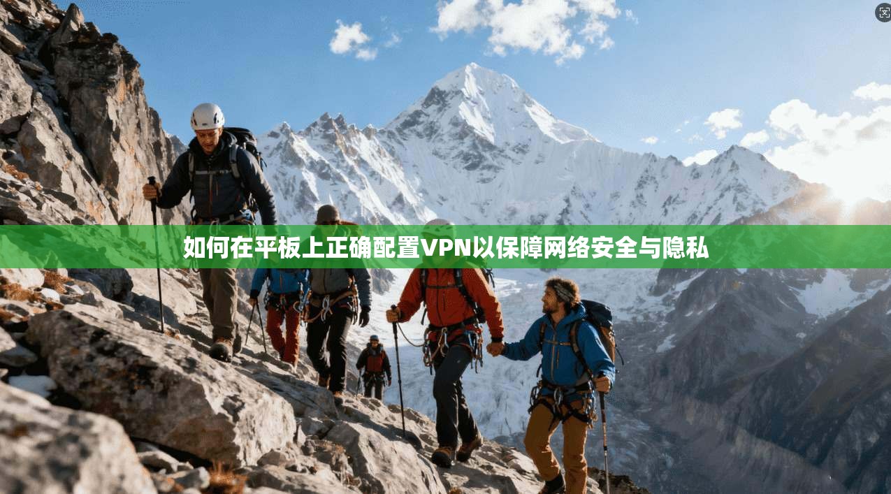 如何在平板上正确配置VPN以保障网络安全与隐私