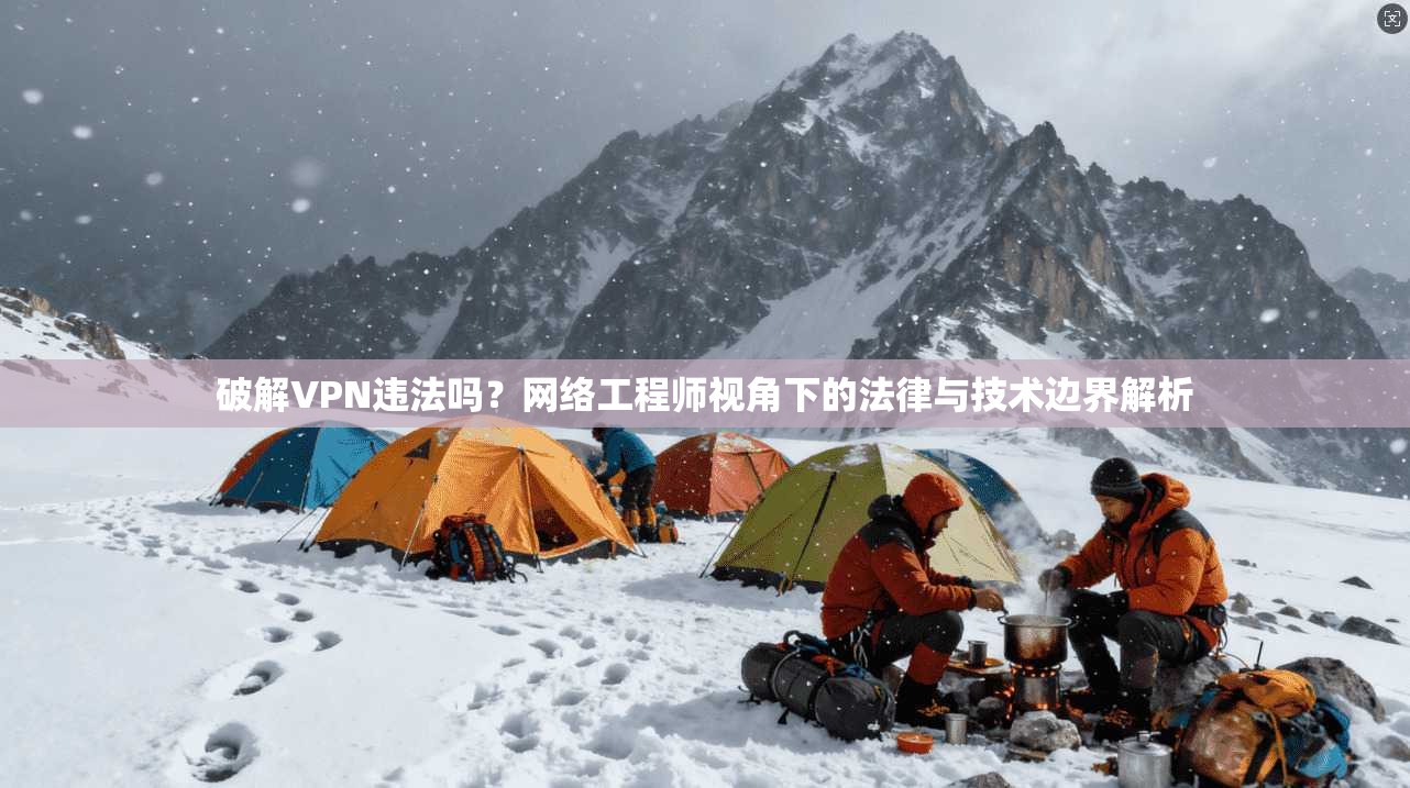 破解VPN违法吗？网络工程师视角下的法律与技术边界解析