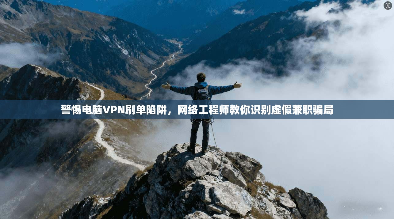 警惕电脑VPN刷单陷阱，网络工程师教你识别虚假兼职骗局