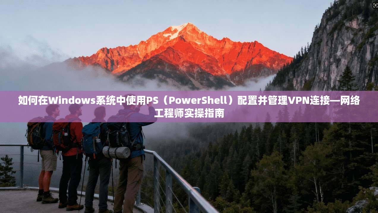 如何在Windows系统中使用PS（PowerShell）配置并管理VPN连接—网络工程师实操指南