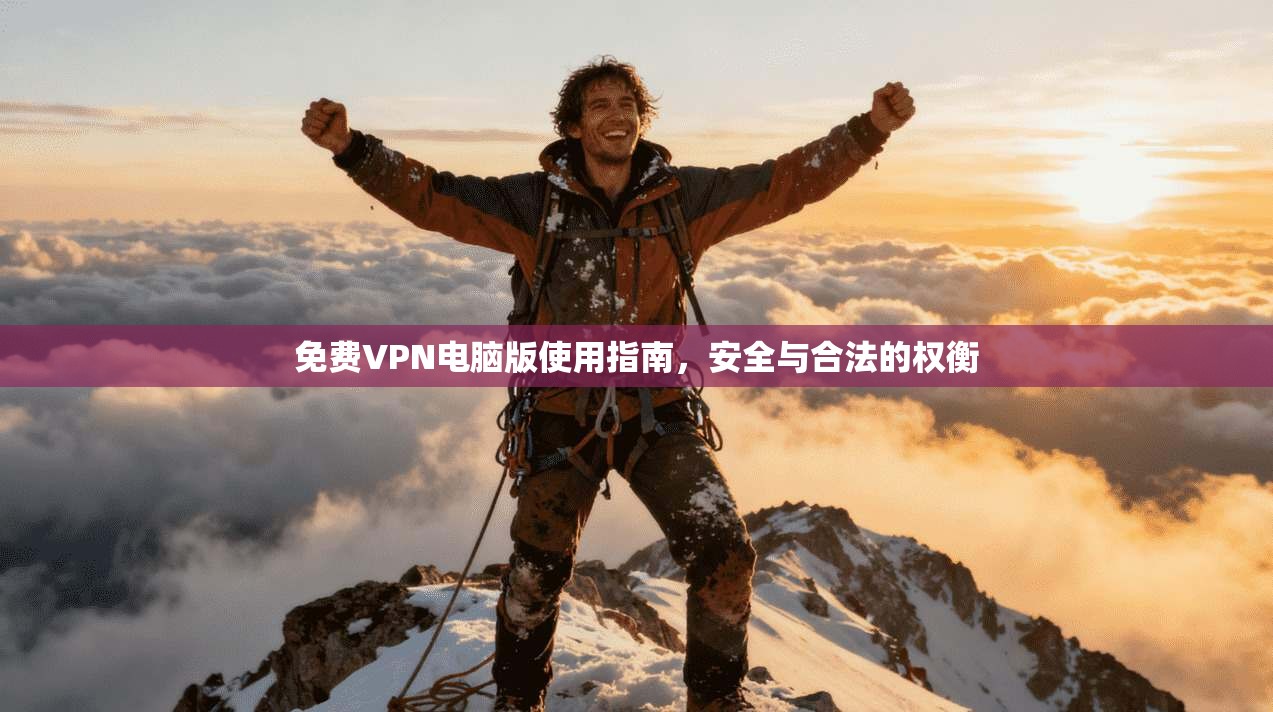 免费VPN电脑版使用指南，安全与合法的权衡