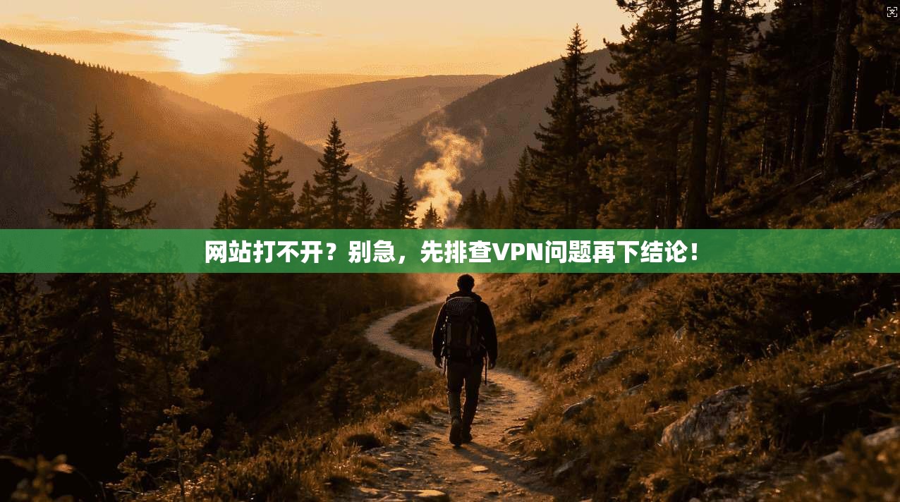 网站打不开？别急，先排查VPN问题再下结论！