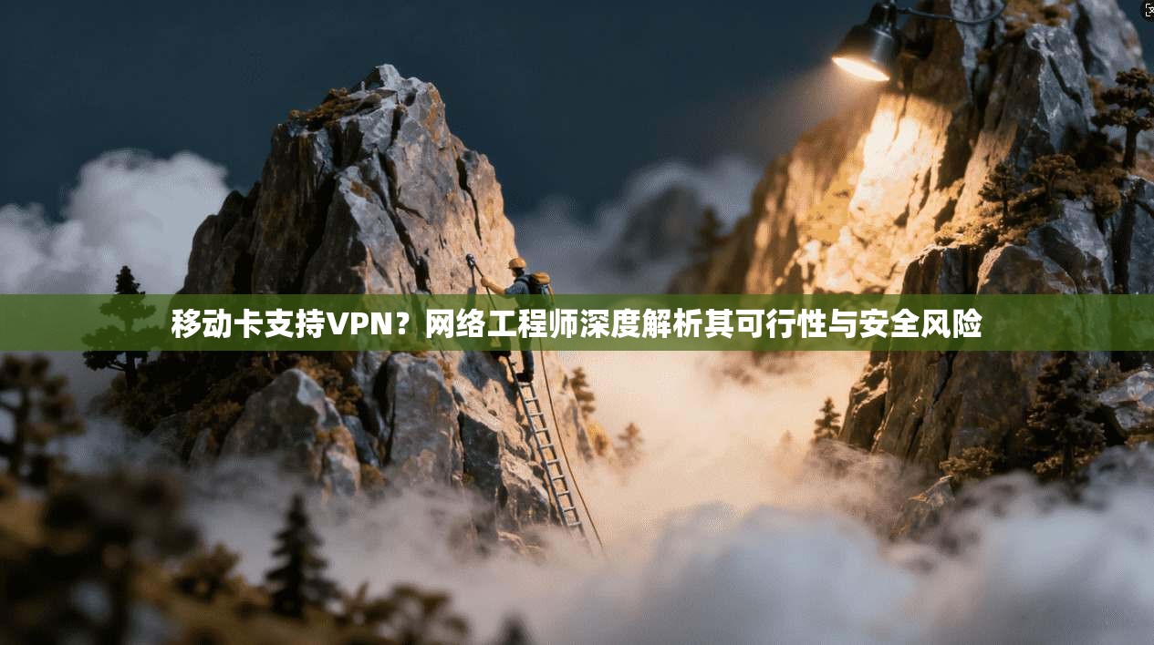 移动卡支持VPN？网络工程师深度解析其可行性与安全风险