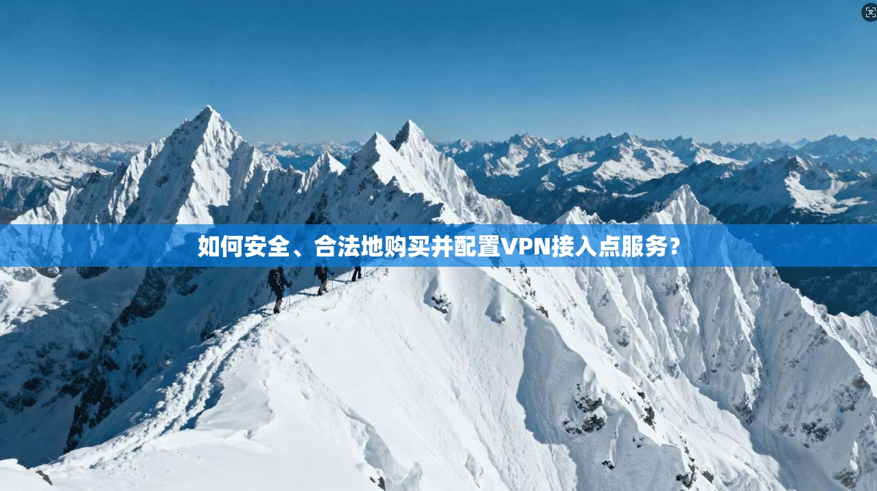 如何安全、合法地购买并配置VPN接入点服务？