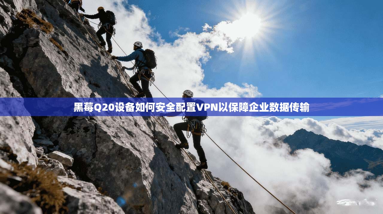 黑莓Q20设备如何安全配置VPN以保障企业数据传输