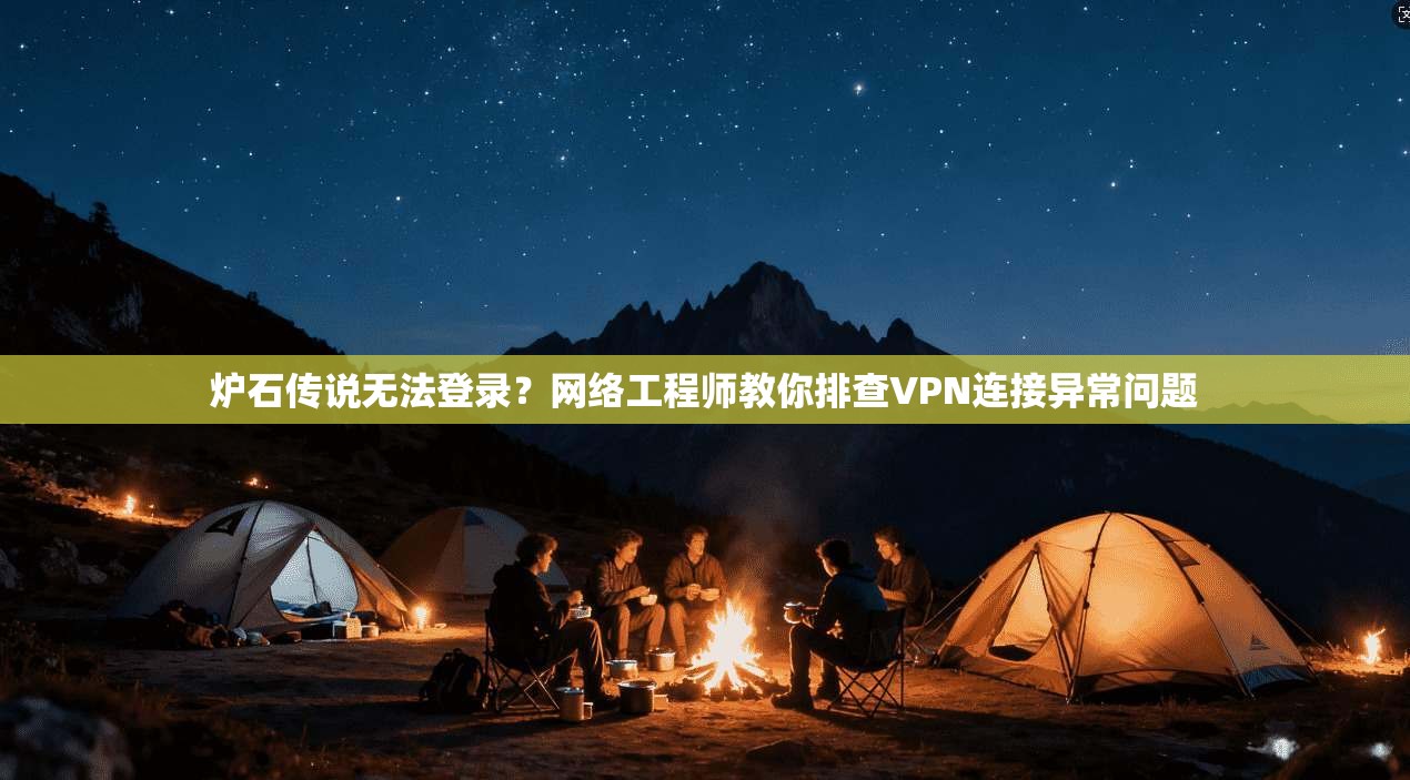 炉石传说无法登录？网络工程师教你排查VPN连接异常问题