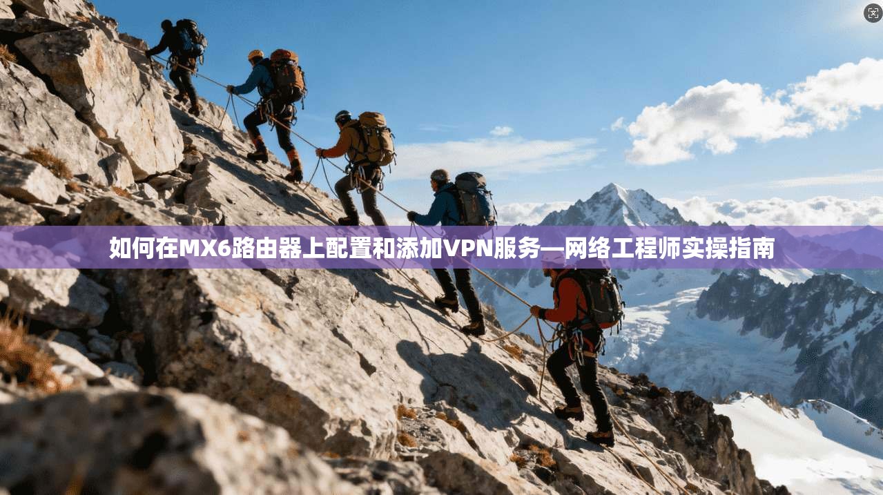如何在MX6路由器上配置和添加VPN服务—网络工程师实操指南 如何在MX6路由器上配置和添加VPN服务—网络工程师实操指南